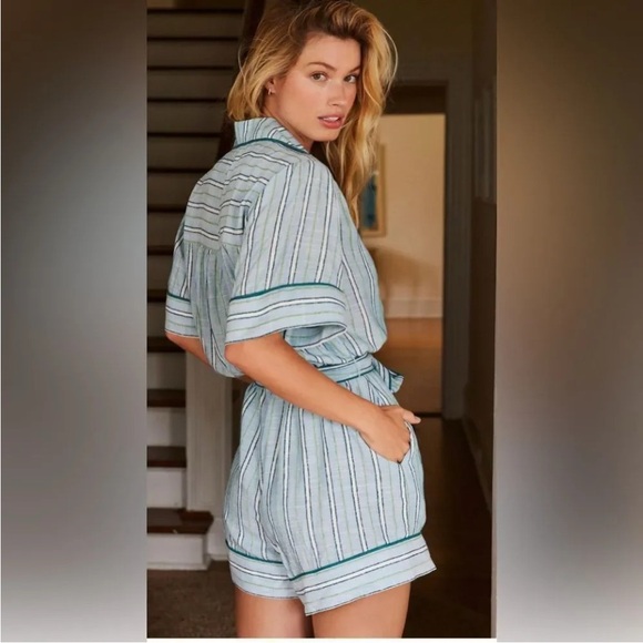 By Anthropologie Chenille
Stripe Romper - Picture 2 of 6